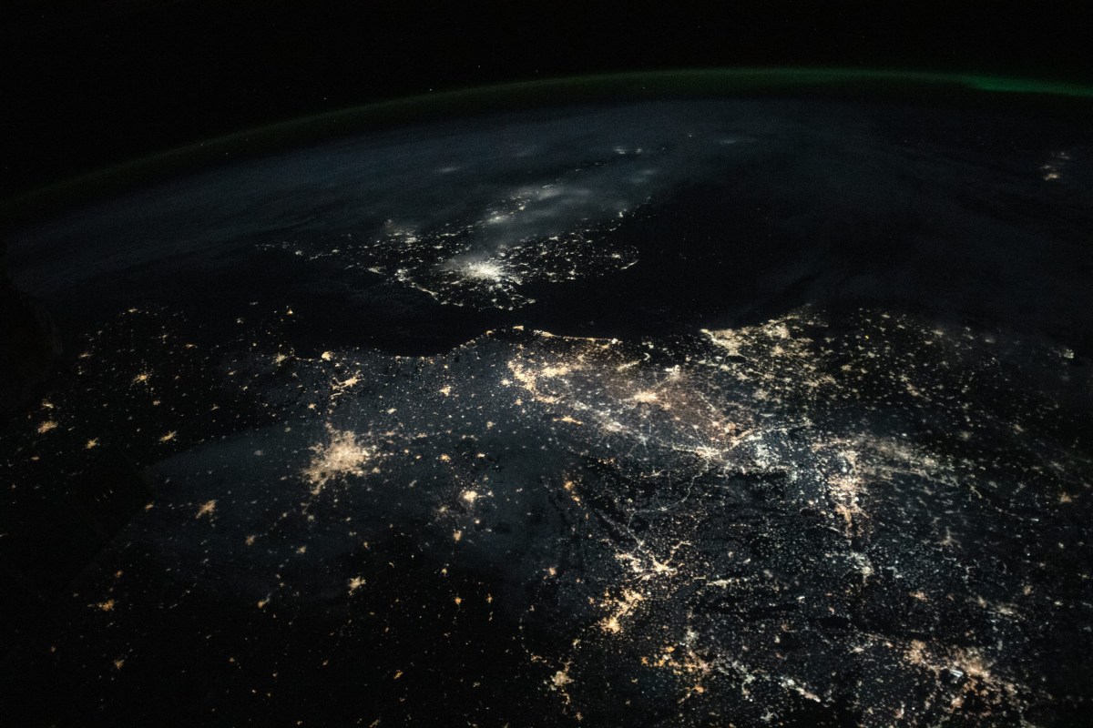 A photo of Europe taken January 19, 2024, from aboard the International Space Station by a member of the Expedition 70 crew. Credit: NASA